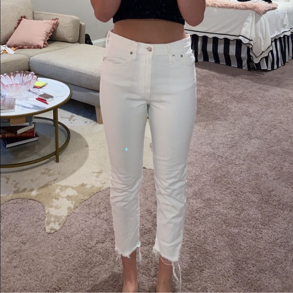Madewell White Denim Jeans